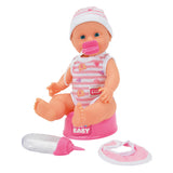 Neugeborene Babypuppe trinken und pinkeln Simba 30 cm