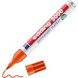 Edding 3000 Permanentmarker rund - Orange - 1 Stück