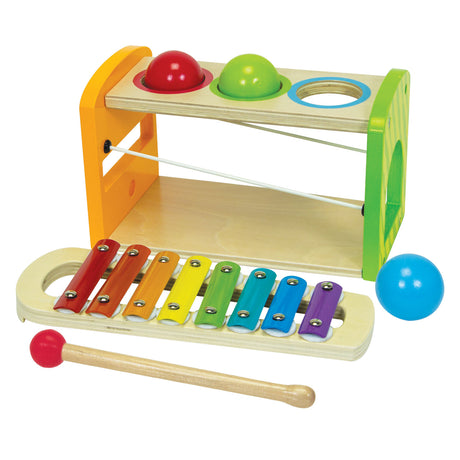 Eichhorn Hammerbank mit Xylophon, 5-teilig.