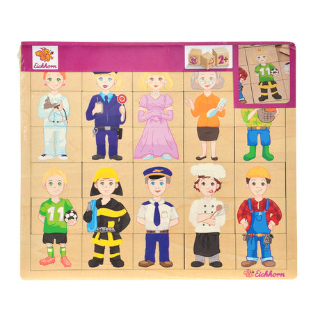 Eichhorn Holzpuzzle - Berufe, 30 Teile.
