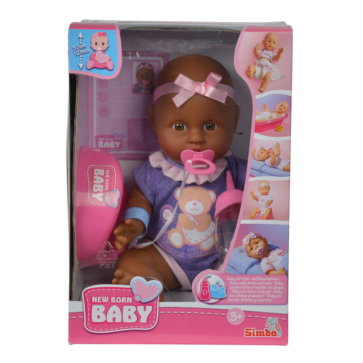 Neugeborenes Baby geborenes Baby Pop, 4dlg.