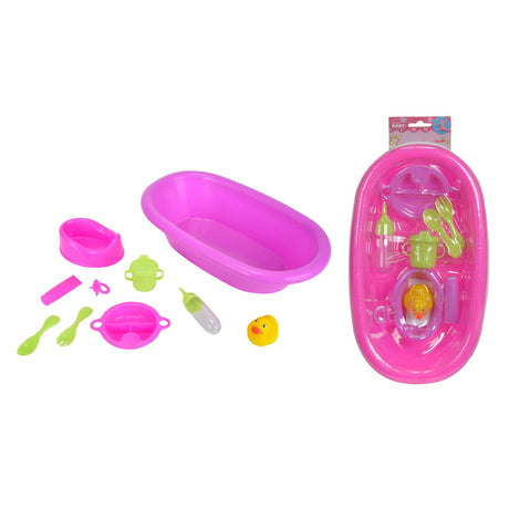 Simba-Puppenbad mit Zubehör, Badespielzeug für Kinder – inklusive Gummiente.