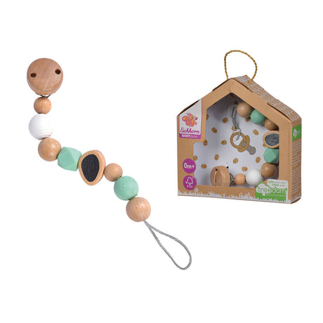 Eichhorn Baby Schnullerkette aus Holz