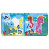 ABC-Zauberbadebuch, Babyspielzeug, Wasserspaß, bunte Meerestiere.