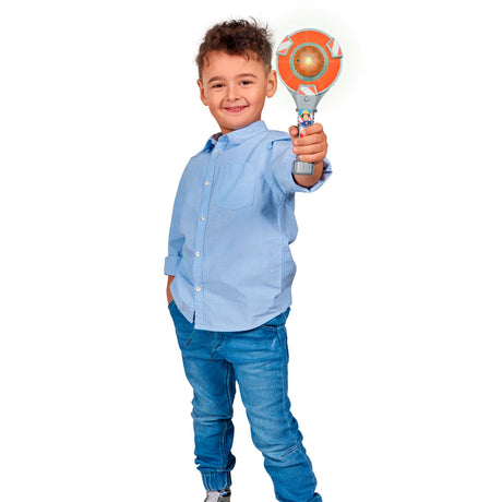 Simba Feuerwehrmann Sam Spielzeug-Verkehrsschild mit Leuchtfunktion 24cm.