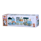 Eichhorn Holzblockzug Panda, 16dlg.