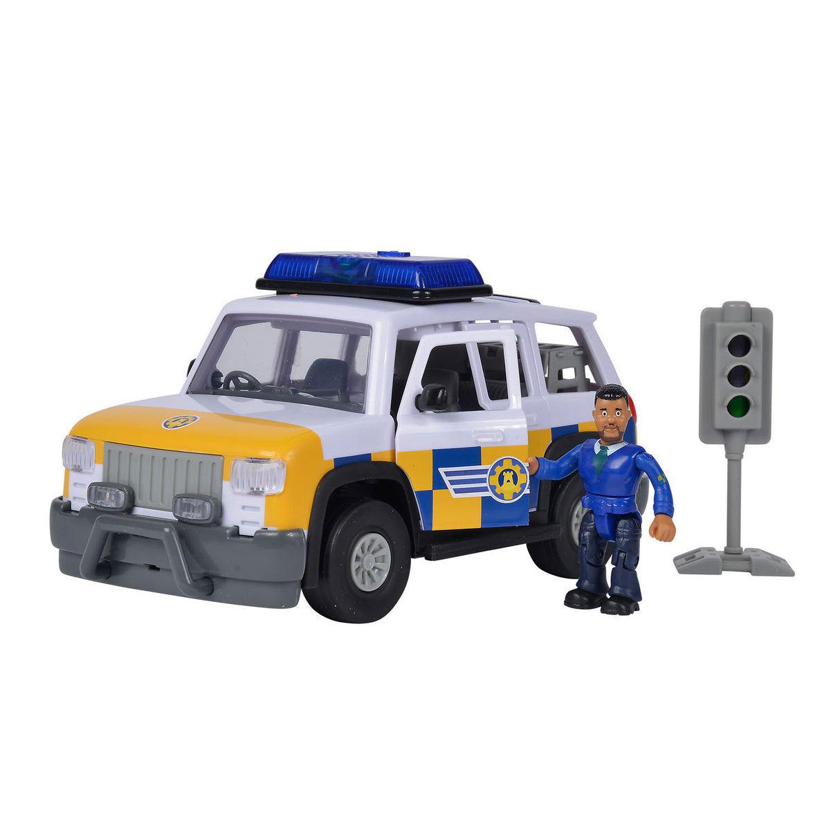Simba Fireman Sam Police Auto 4x4 mit Figur