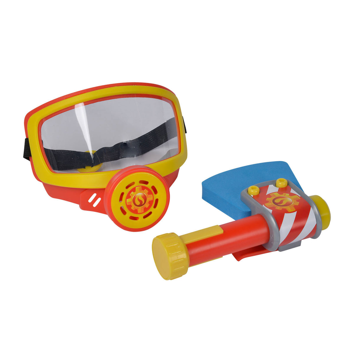Simba -Feuerwehrmann Sam Sauerstoffmaske mit Feuer Axt