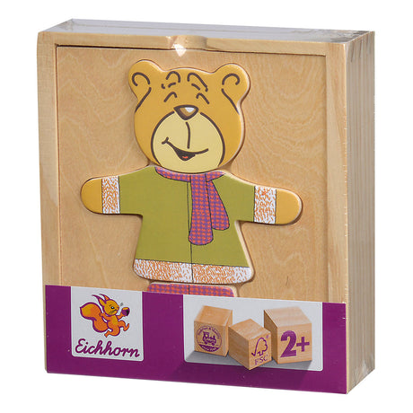 Eichhorn Holzpuzzle Bär, 20-tlg.