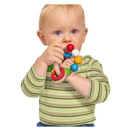 Eichhorn Baby Holzgriffring 3d