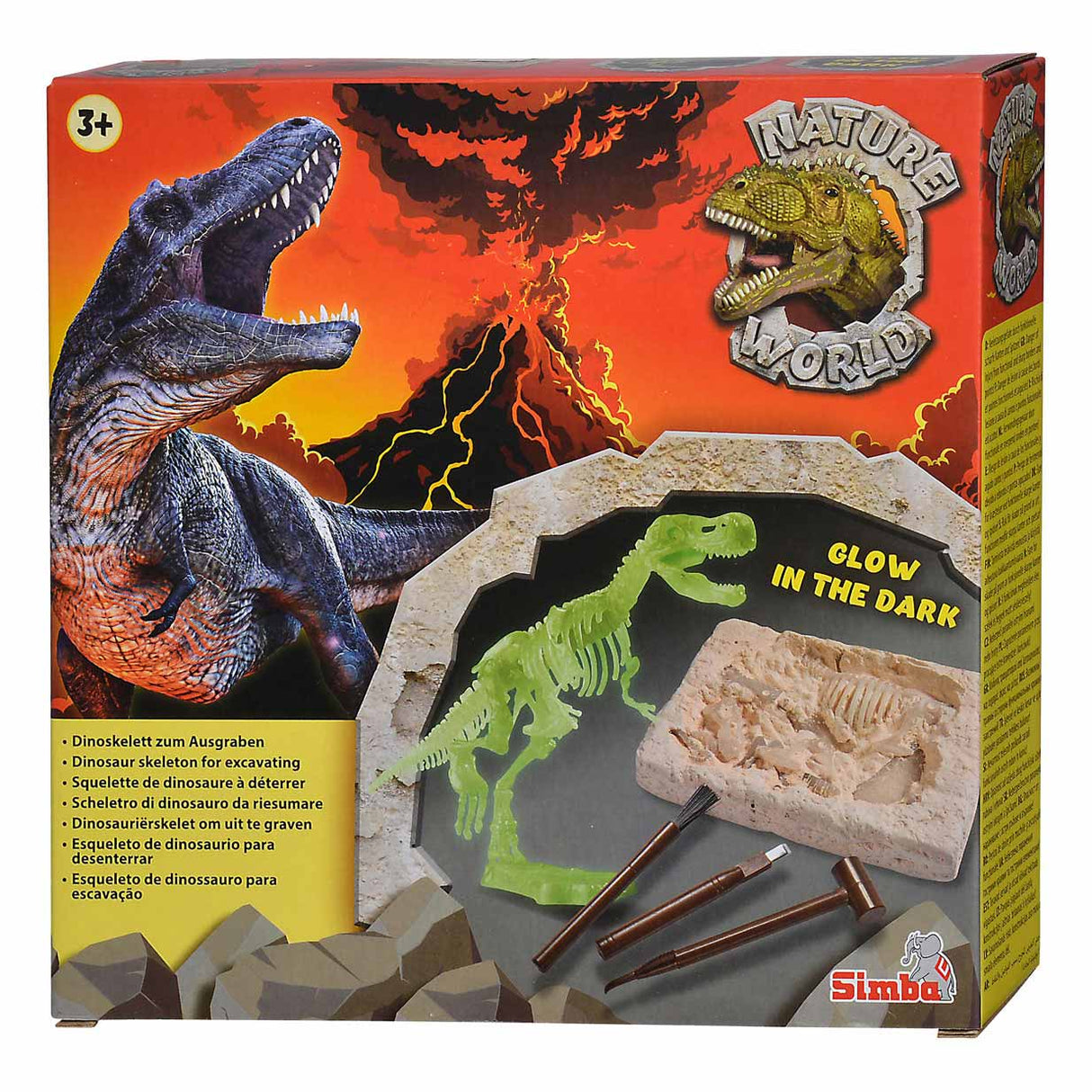 Leuchten Sie im dunklen T-Rex-Ausgrabungssatz