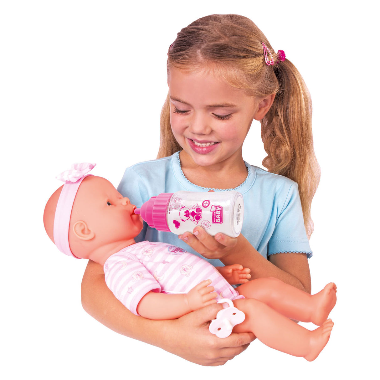 Neugeborenes Baby magische Trinkflasche