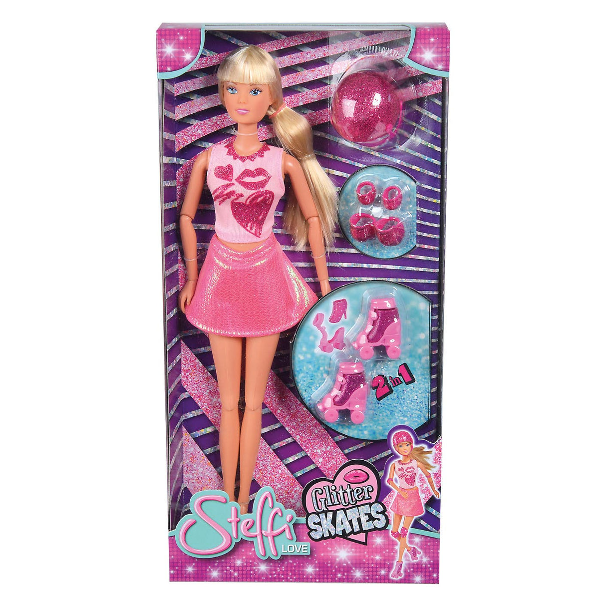 Steffi Love Glitter Skates Pop Pop
