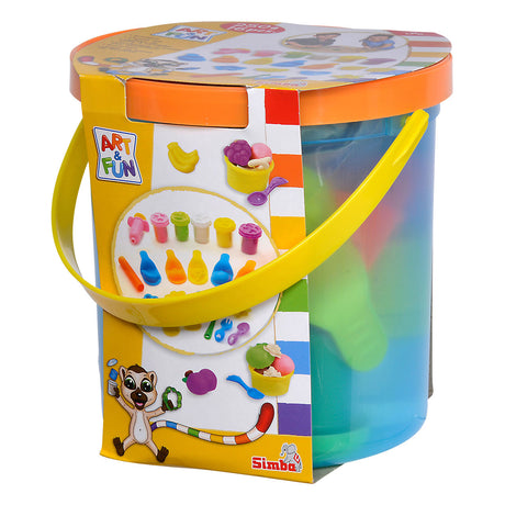 Simba Art Fun Obstkorb-Ton-Set – 5 Tontöpfe