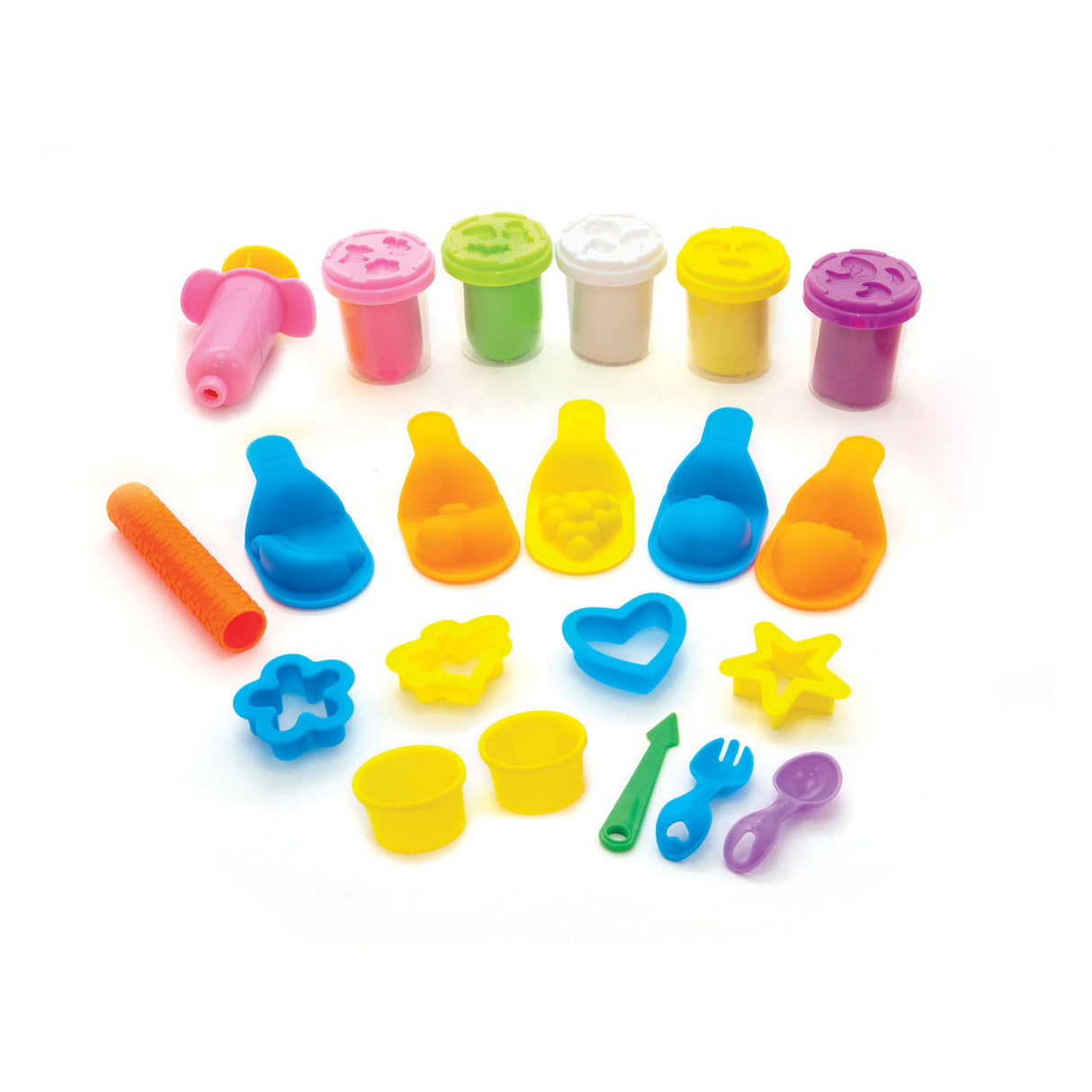 Simba Art Fun Obstkorb-Ton-Set – 5 Tontöpfe