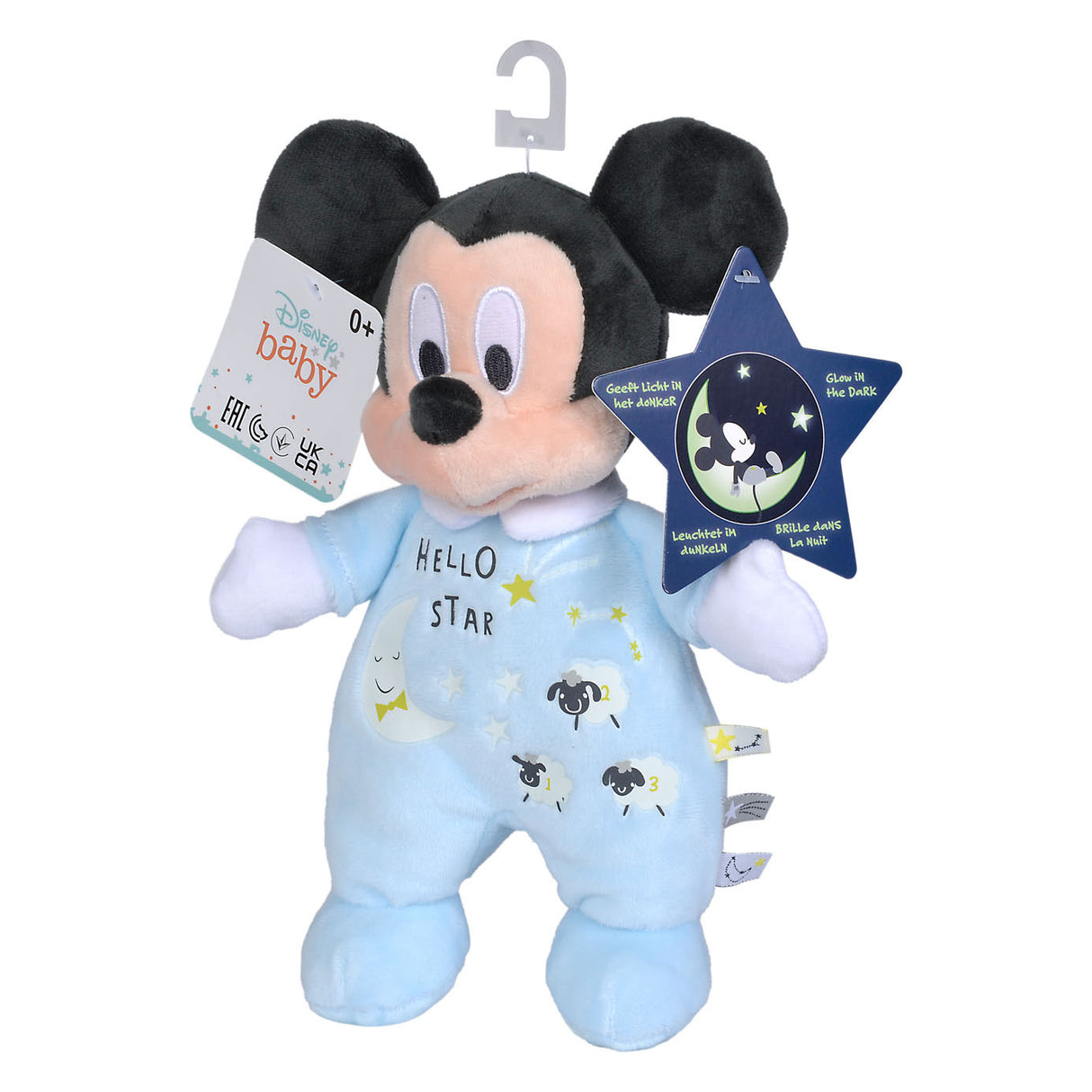 Simba Disney Cuttion Plirche Mickey Mouse Stary Night, 25 cm