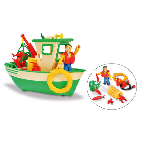 Simba Feuerwehrmann Sam Charlies Fischerboot mit Figur