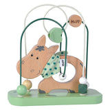 Eichhorn Motorikspielzeug Esel aus Holz – bunte Babyspirale.
