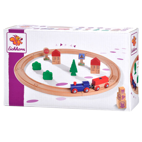 Eichhorn Bahngleis-Spielset, 20-teilig.
