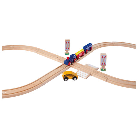 Eichhorn Bahngleis 8-Figuren-Spielset, 27-teilig.