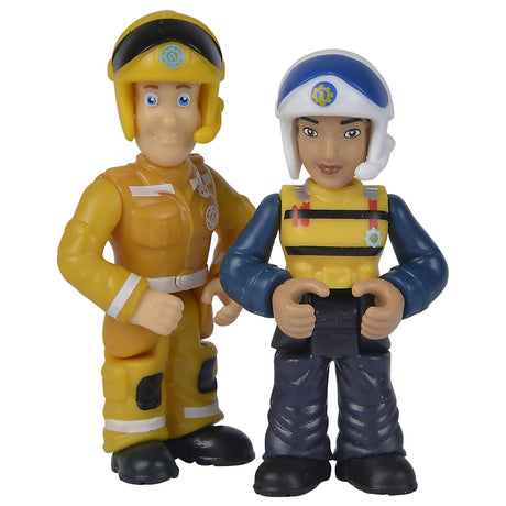 Simba Feuerwehrmann Sam Spielfiguren Doppelset – Actionfiguren Spielzeug.