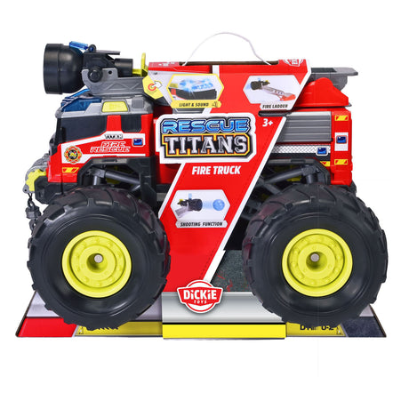Dickie rescue titans brandweerwagen met licht
