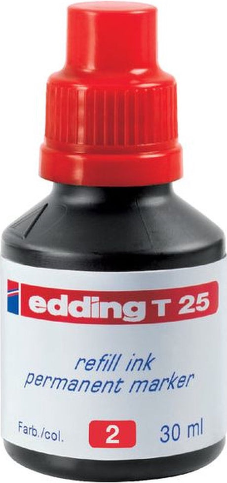 Nachfülltinte edding t25 rot 30 ml