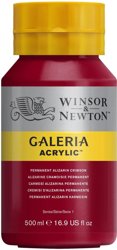 Winsor Newton Galeria Acryl 500 ml permanentes Alizarin-Purpurrot