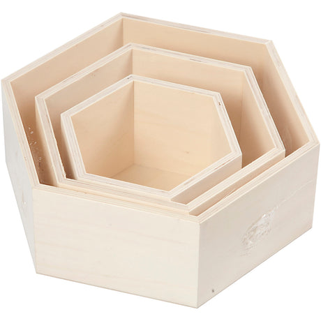 Kreativunternehmen https: www.cchobby.nl boxen-hexagonal-h-14-8-19-24-2-cm-d-10-cm-3-stück-1-set anzeigen
