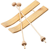 Creativ Company Holz -Mini -Ski mit Stöcken, 3 Paare