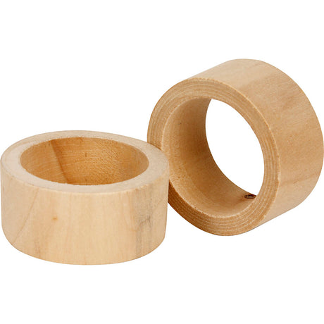 Creativ Company Serviettenringe, B: 20 mm, T 35 mm, 6 Stück 1 Box