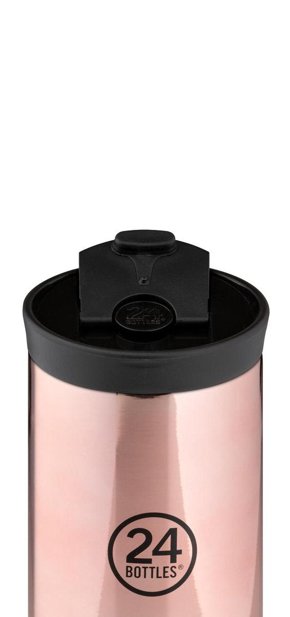 24bottles Reisetrinkbecher 350 ml Fassungsvermögen – Roségold