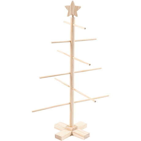 Kinder-Weihnachtsbaum aus Holz, 60 cm