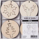 Creativ Company https: www.cchobby.nl 2-in-1-hanging-decorations-d-7-cm-hole size-3-mm-thickness-4-mm-8-piece-1-box