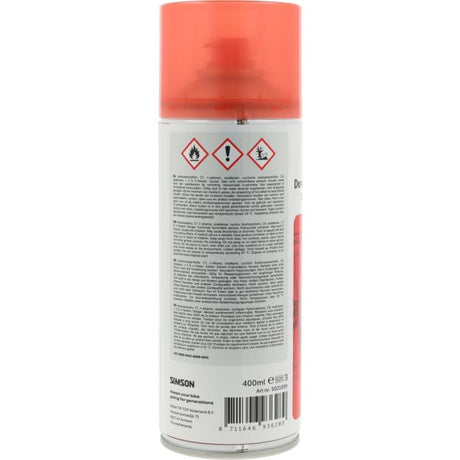 Simson lubricant dry lube derailleur spray 400ml