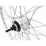 Shimano achterwiel 28 inch zac2000 - nexus 7 - schijfrem - zilver