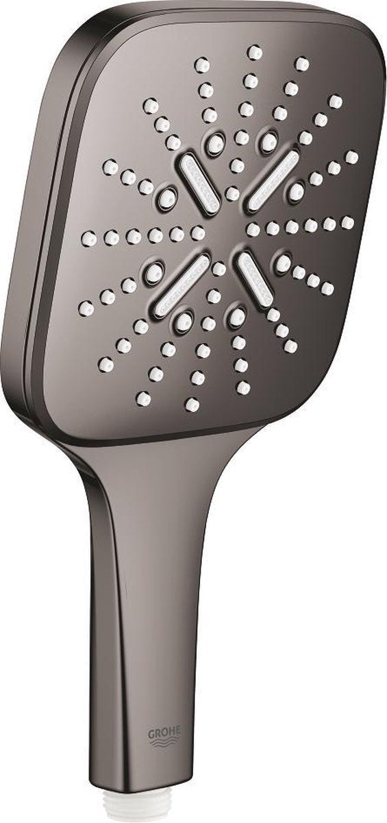 Grohe Rainshower Smartactive Cube 130 Handbrause – 3 Strahlarten – Hartgraphit – 26582a00