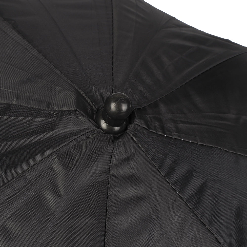Linkstar Flitsparaplu PUK-84WB Weiß schwarz 100 cm (reversibel)