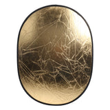 Linkstar Reflexionsbildschirm 2 in 1 R-90120GS Gold Silber 90x120 cm