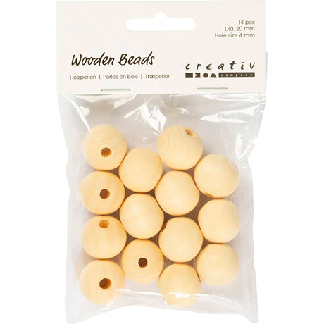 Https: www.cchobby.nl wood-bead-d-20-mm-hole-size-4-mm-14-piece-1-box