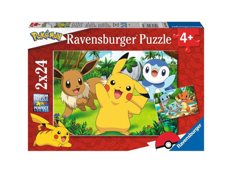 Ravensburger Puzzle - Pikachu und seine Freunde, 2x24tlg.