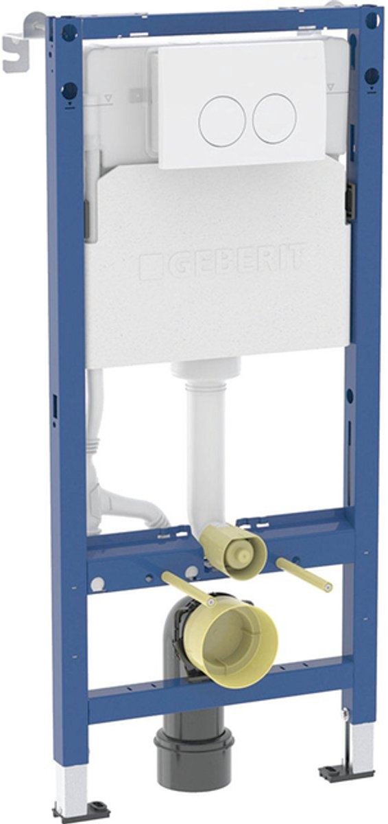 Geberit Duofix Einbauspülkasten 112x12cm für Bett.pl. Delta 25 weiß