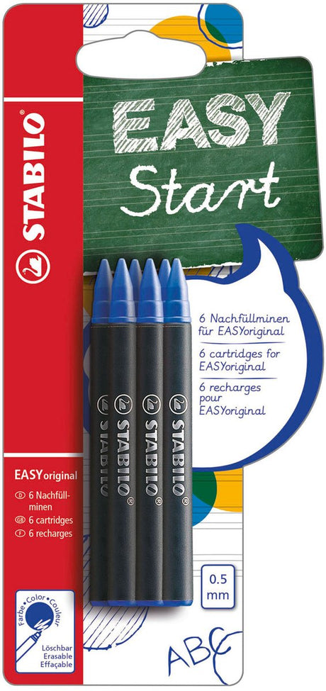 Stabilo easyoriginal Nachfüllungen mittelblau - 6 Stk.