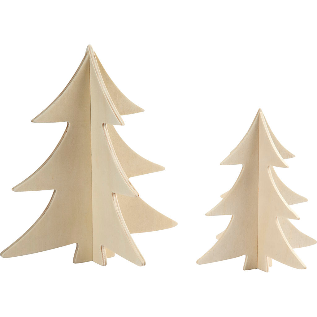 Kreativunternehmen https: www.cchobby.nl Weihnachtsbäume-H-13-18-cm-2-Stück-1-Box