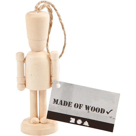 Creativ Company Holzfigur mit Hängsschnur