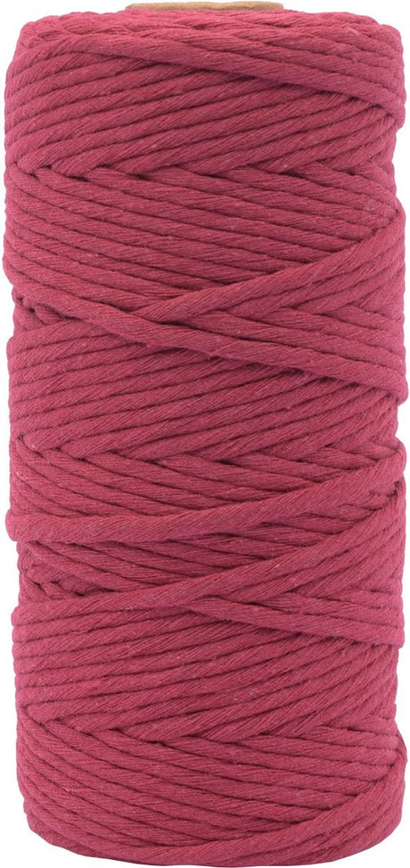 Vaessen Creative Makramee-Seil – Burgunderrot – 3 mm x 100 m