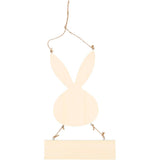 Creativ Company Hase mit Teller, H: 29,5 cm, B: 19,2 cm, 1 Stück