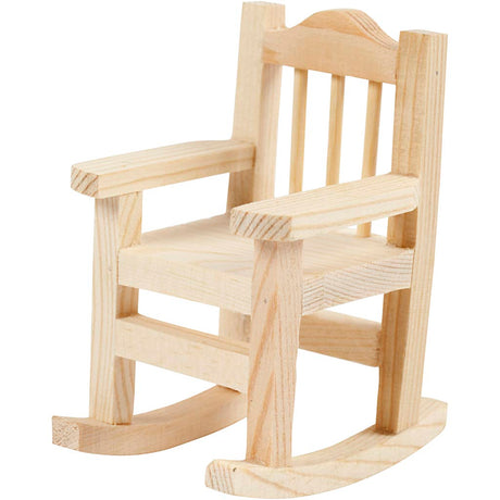 Creativ Company Wooden Mini -Schaukelstuhl
