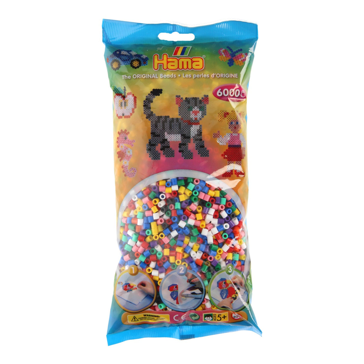 Hama Iron Perlen Farbmischung (00), 6000st.