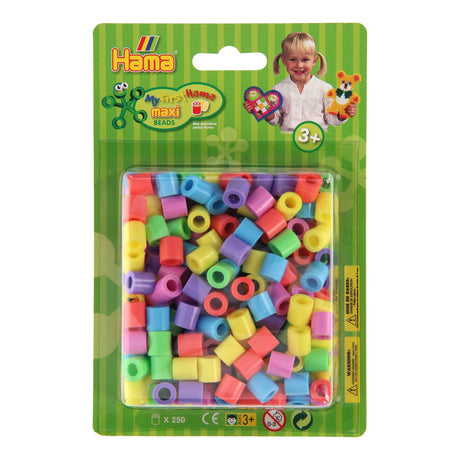 Hama Iron Perlen Maxi - Pastell Mix (50), 250st.